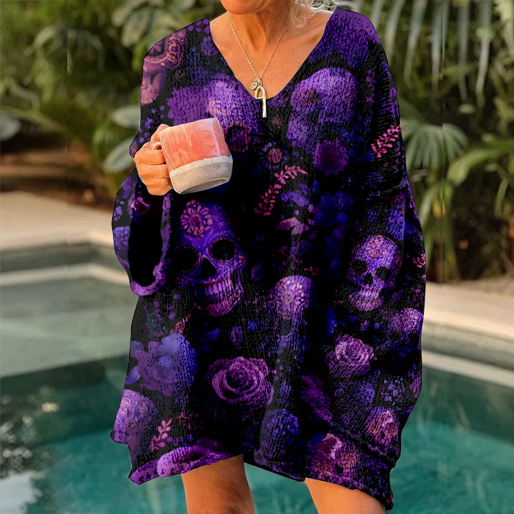 

Autumn Winter Knitted Halloween sweaters Women's Oversized Sweaters 2025 Pullover Trendy Soft Outfits Y2k jumpers for girls