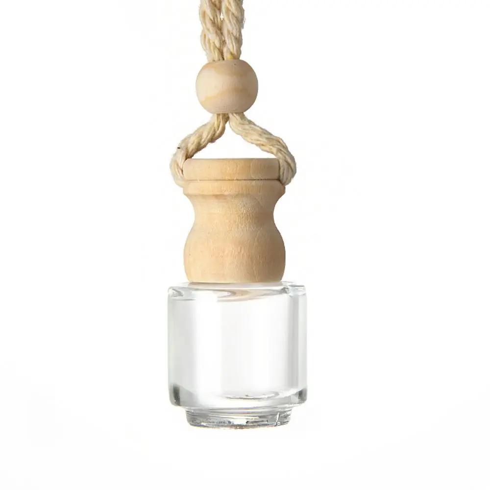 New Mini Fragrance Pendent Bottle Auto Aromatherapy Automotive Decoration Perfume Diffuser Empty Perfum Car Hanging Glass Bottle
