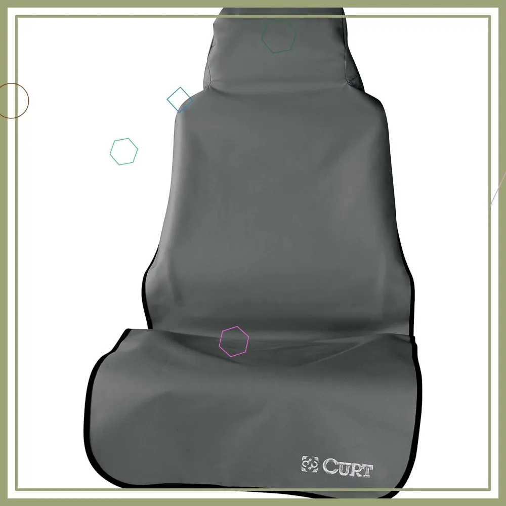 

Universal Waterproof Car Seat Cover Protector 58x23 Inch Grey for Bucket Seats