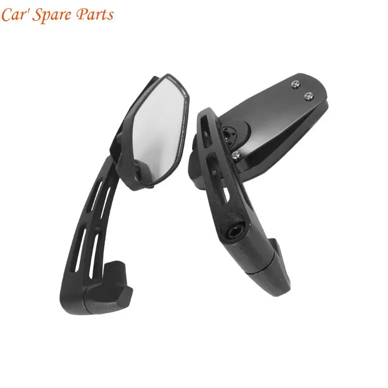 Y4UA Wide View Motorbike Rear Mirror Weatherproof ABS Side Mirror Anti Vibration Design Quick Installation System for Bikes