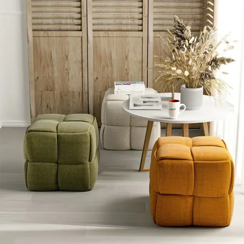 

Low Interior Stool Chair Dining Living Room Small Space Saving Dining Table Stool Decorative Sillas Para Comedor Furniture Home