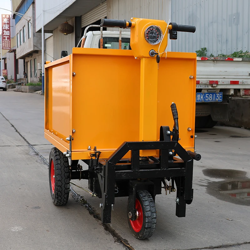Electric Powered Wheel Barrow Trolley Cart Transport Electric De Carga Tool Trolly