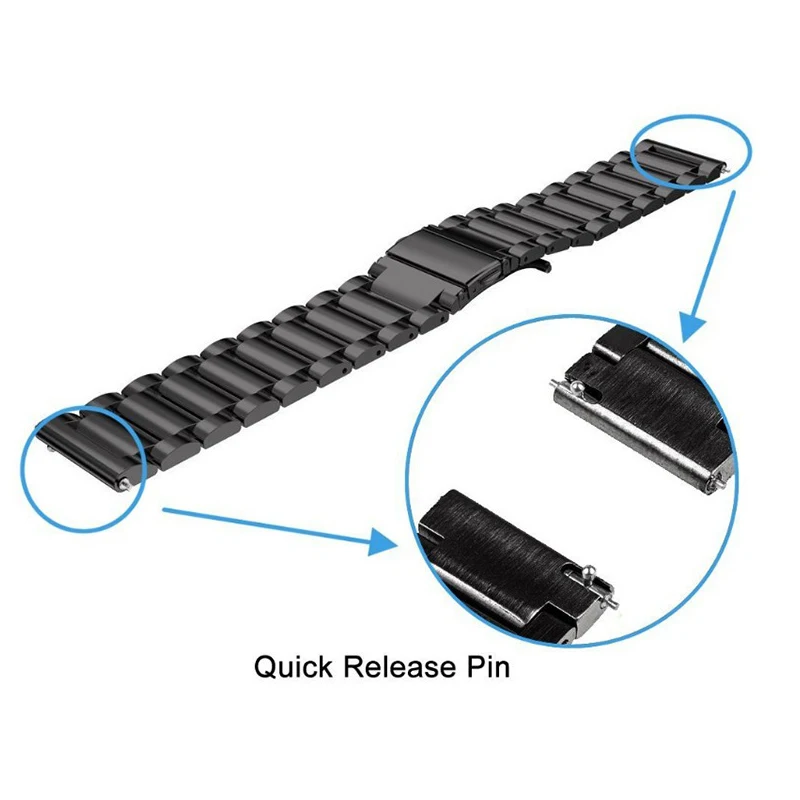 22mm 20mm Strap for Samsung Galaxy Watch 4/5 40mm 44mm And Pro 45mm Watch4 Classic Stainless Steel Bracelet Huawei GT/3/Pro Band