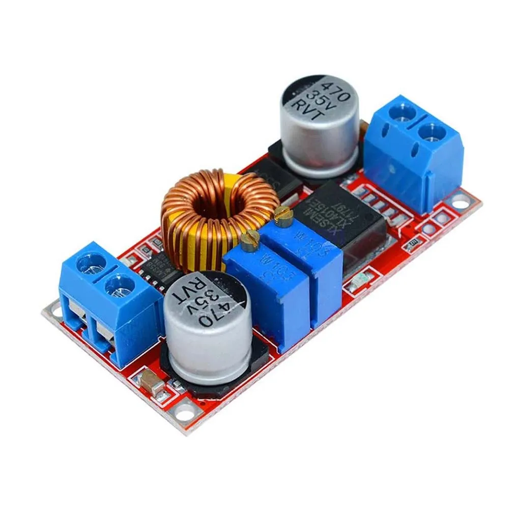 1 Uds XL4015 5A convertidor de DC-DC 4-38V a 1,25-36V módulo reductor ajustable con disipador de calor módulo reductor XL4015 4 ~ 38v