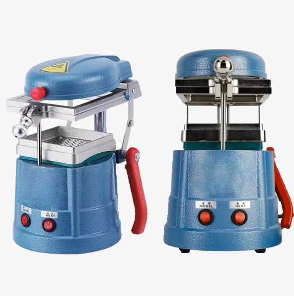 Dental Vacuum Forming Machine for Retainer Orthodontic Mouthguard Thermoforming Press Lab Professional Equipment
