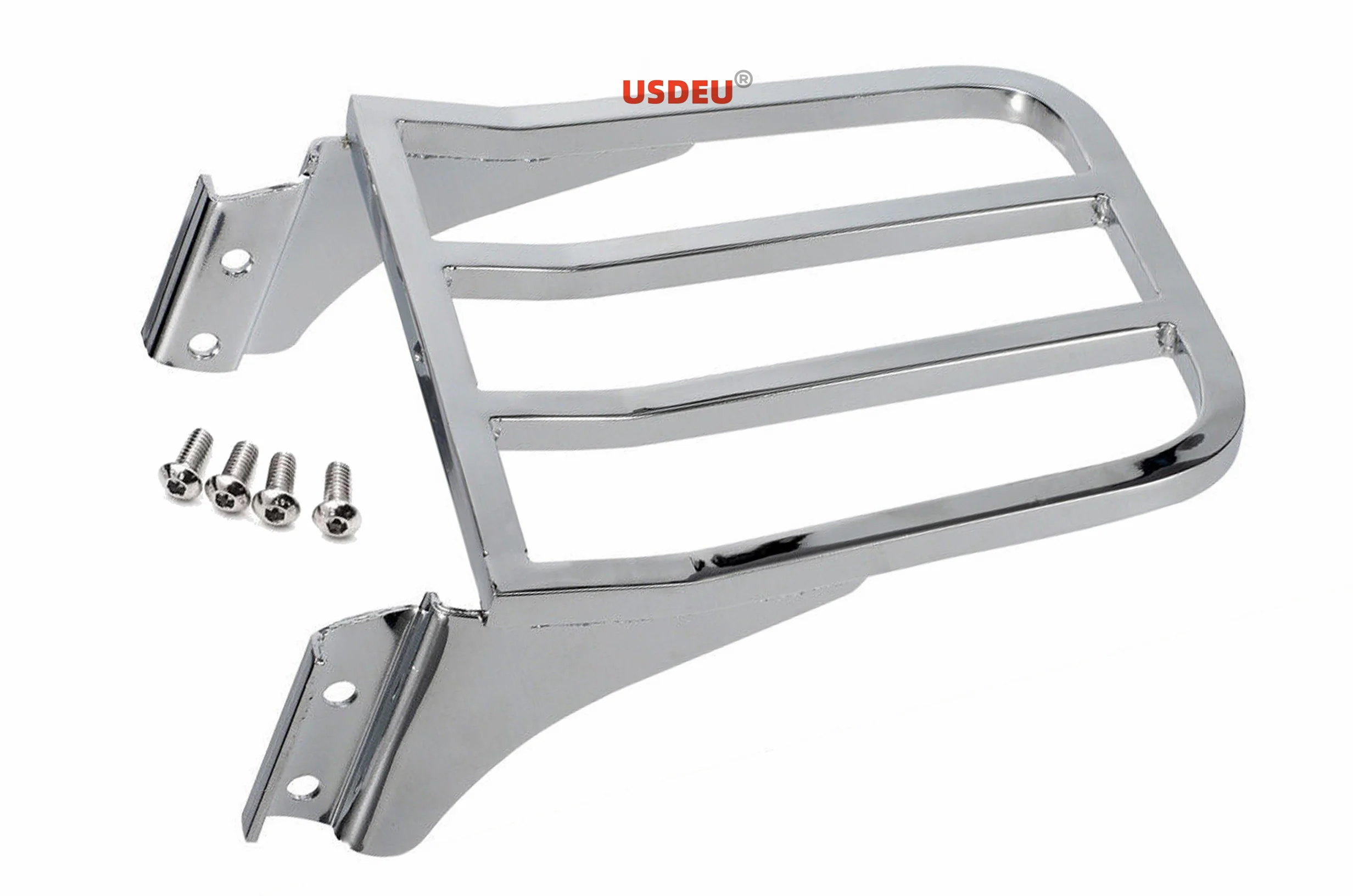 Luggage Racks For Fits 2004-later XL models equipped with Rigid Sideplates.Also fits 2002-2005 Dyna models equipped with either