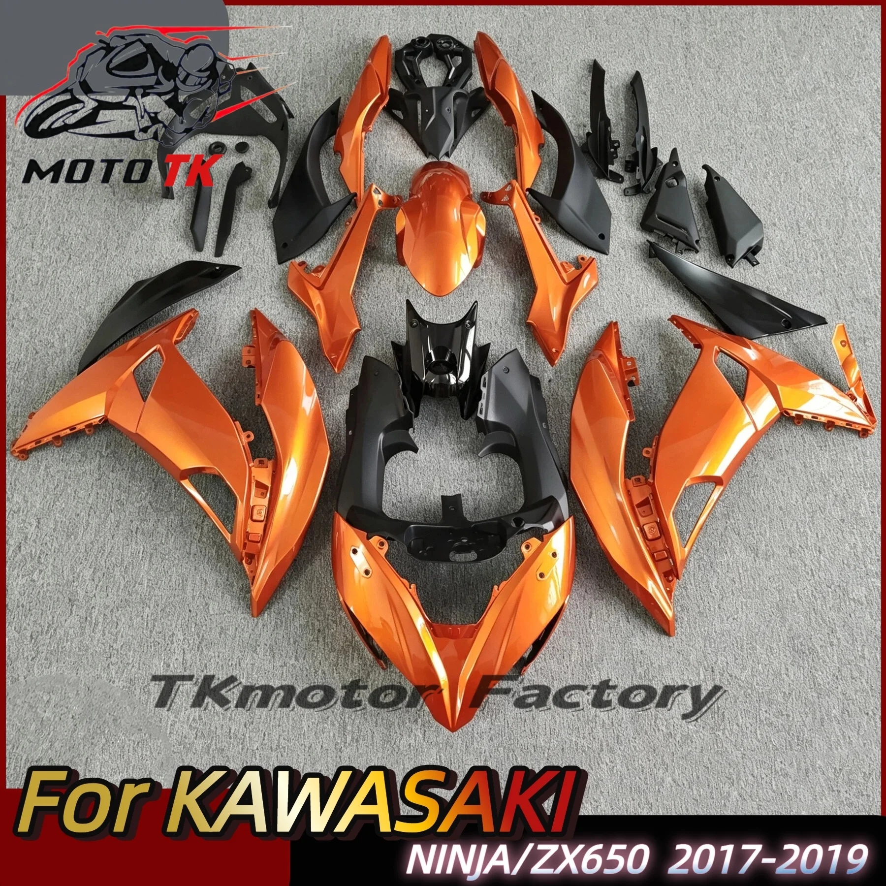 Fairings Fit For KAWASAKI NINJA 650 ER-6F EX650 2017 - 2019 Motorcycle Accessories Shell Fairing Kit Set NINJA650 ER6F 2018