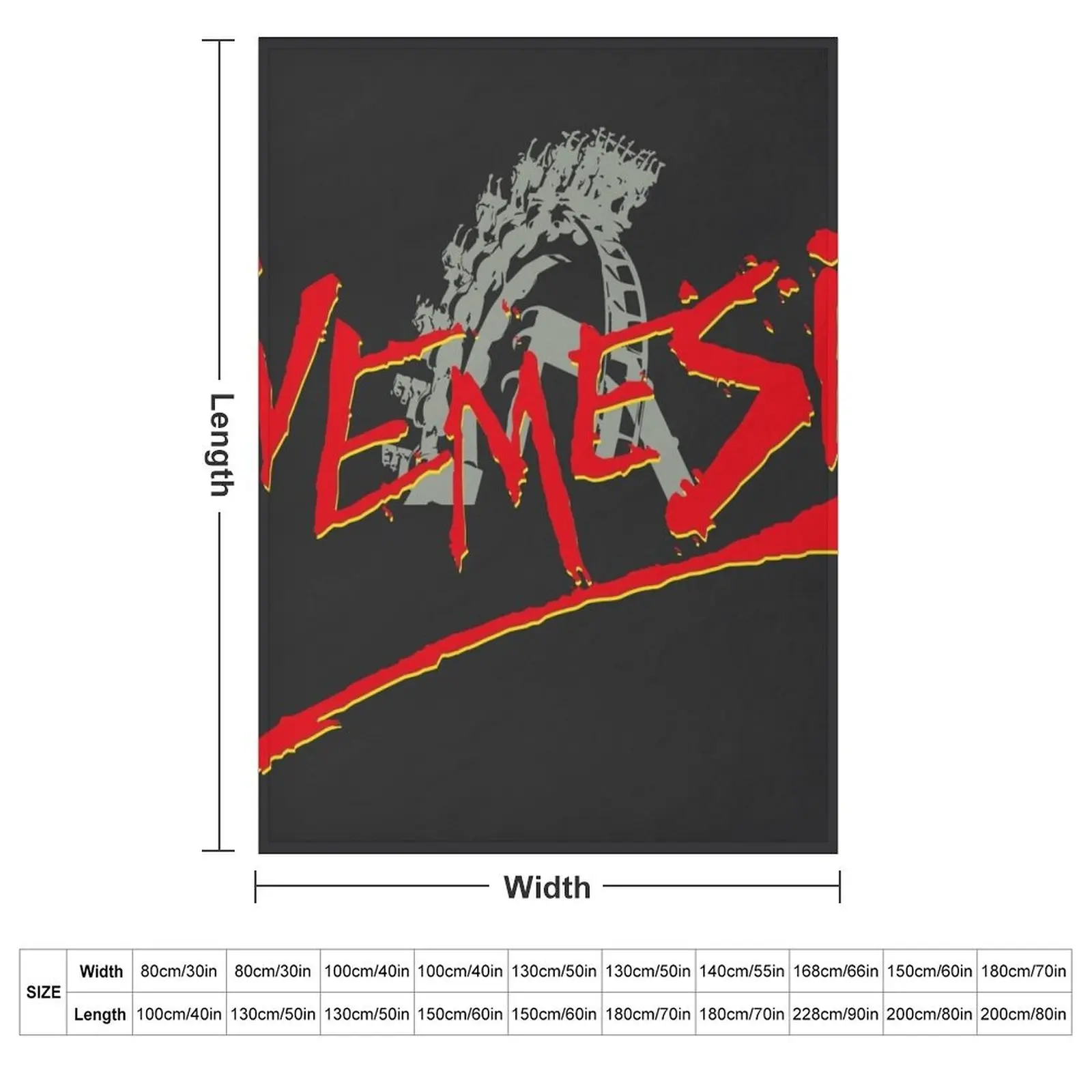 Nemesis Logo w/Loop Throw Blanket Plush Blankets For Bed warm for winter Travel Quilt for babies Blankets