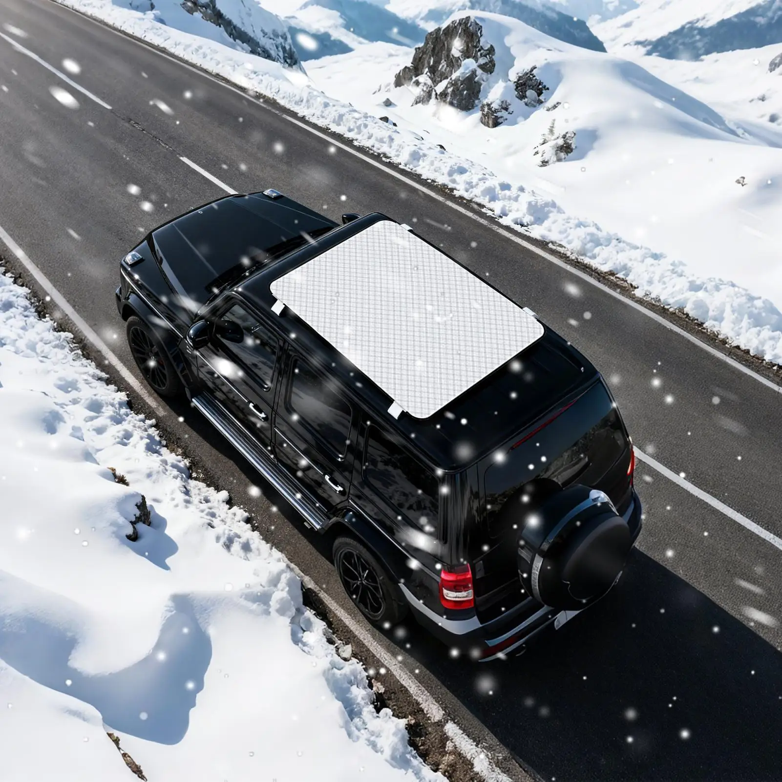 Sunroof Cover for Snow Car Sleeping Accessories Waterproof Overnight Sunroof Shade for Sedans SUVs Car Sleeping Camping Road