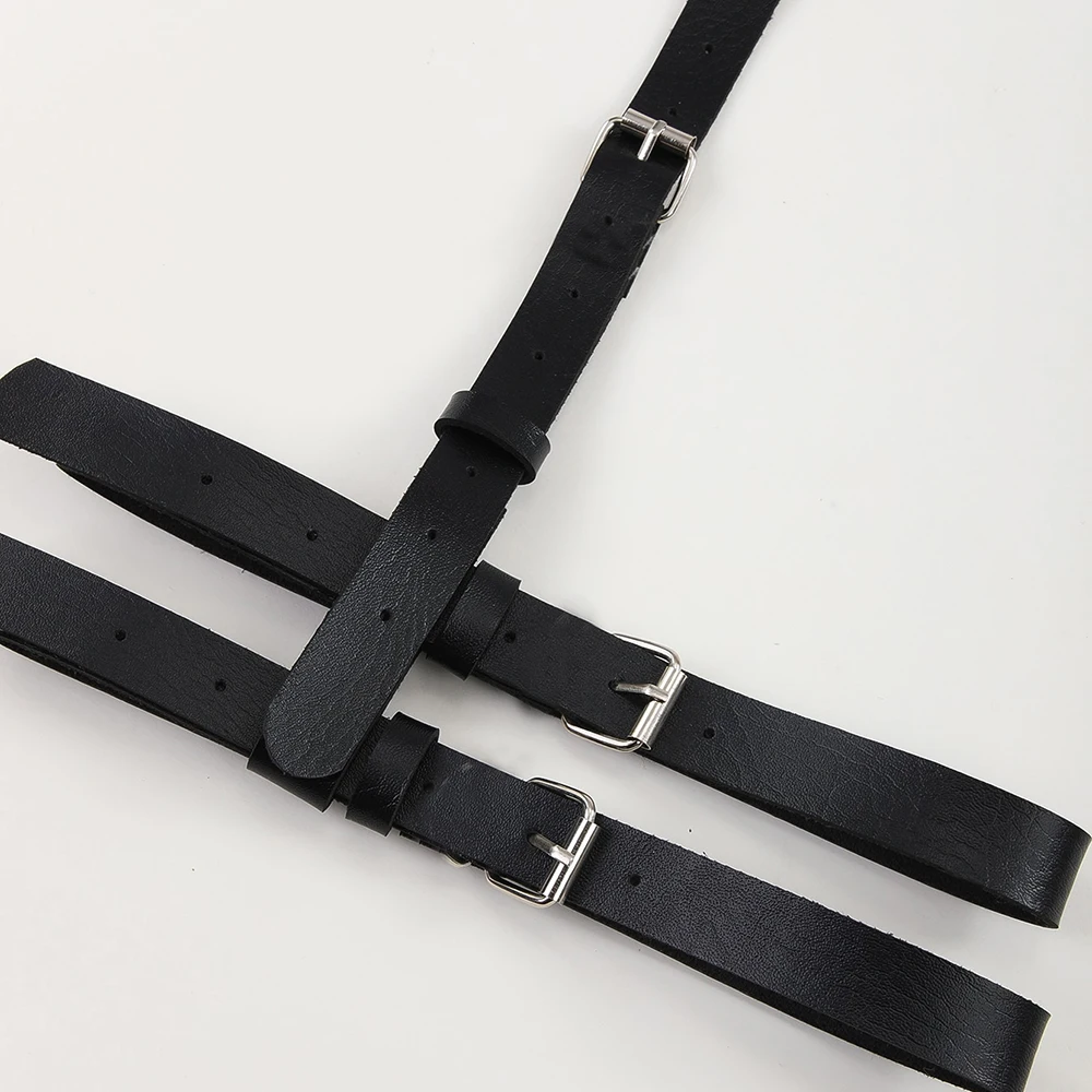 Women Sexy Leg Harness garter Belts Leather Harness Belts Waist Thigh Garter Gothic Clothing Accessories Festival Rave Outfit