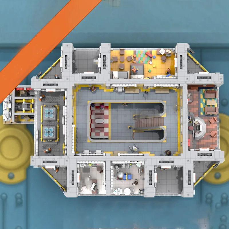 Moc modelo de construção tijolo apocalipse castelo subterrâneo tecnologia modular blocos de construção presente brinquedos natal diy conjunto montagem