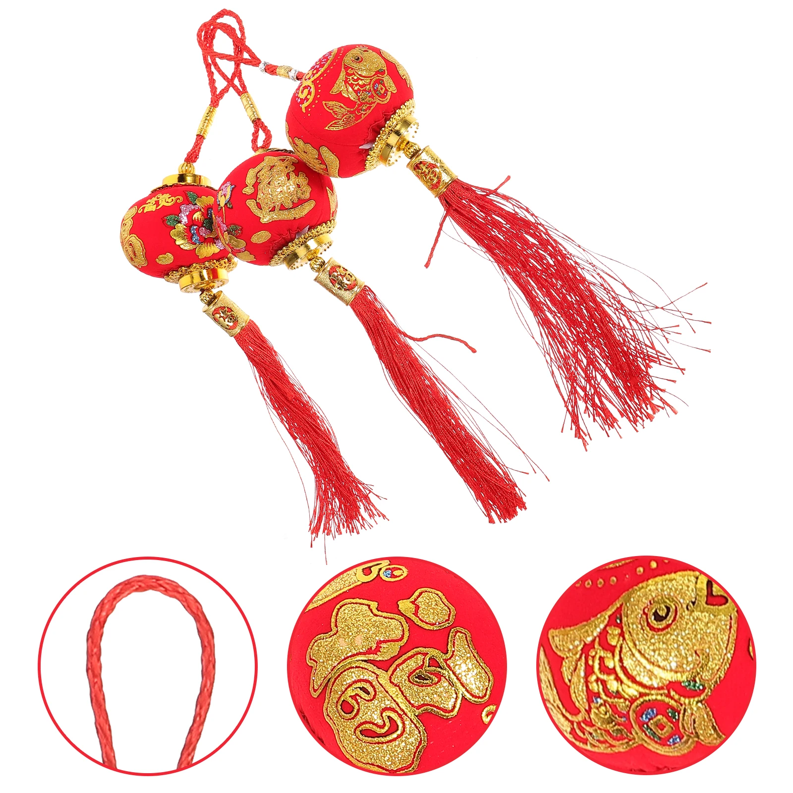 

1 pc Style Pendant Festival Ornament Spring Festival Decor New Year Hanging Party Decorative Lantern Home Hotel