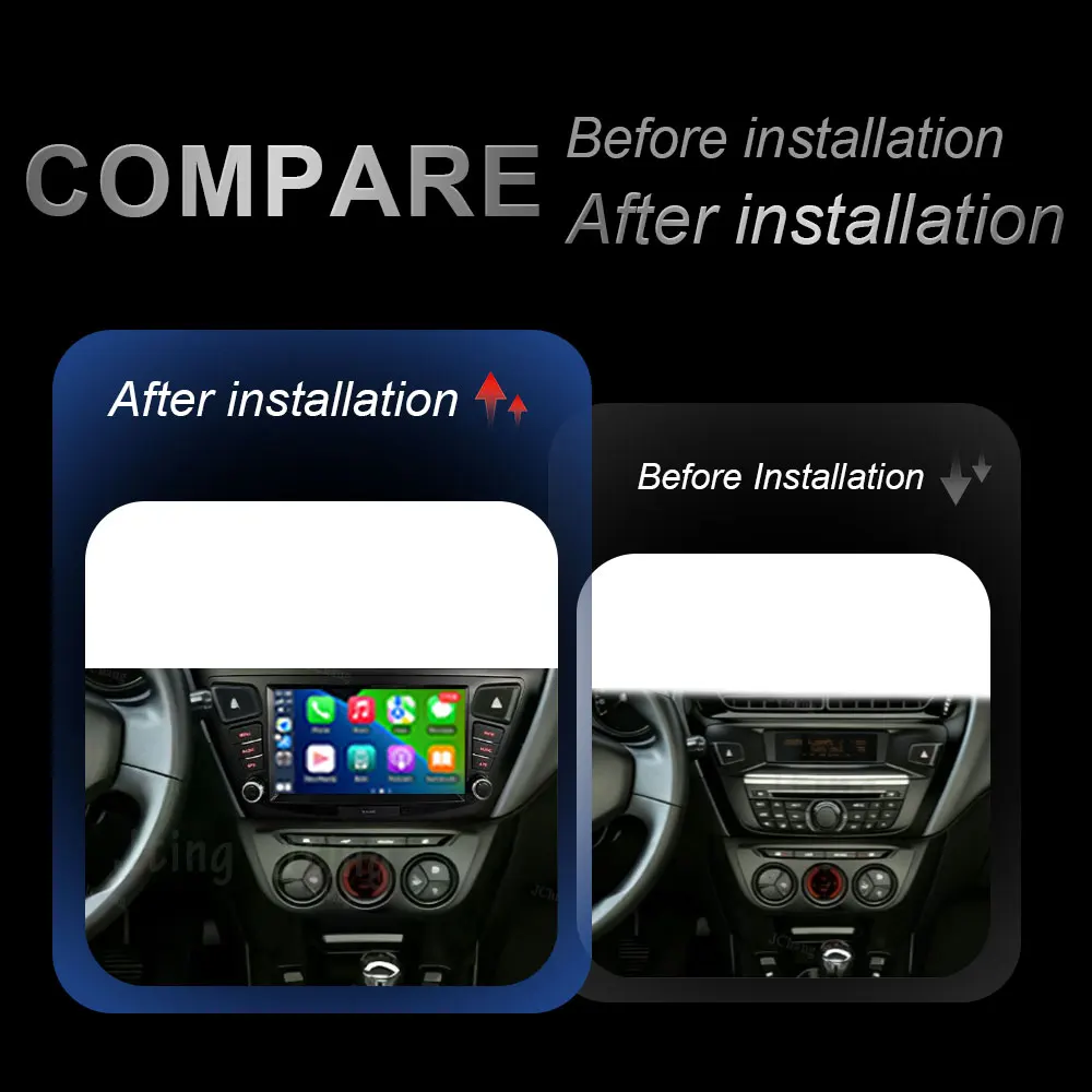 8 inch  for Peugeot 301Citroen Elysee 2013-2018 Android Auto Car Radio Mutimedia Player GPS Navigation Bluetooth4G DSP WFi QLED