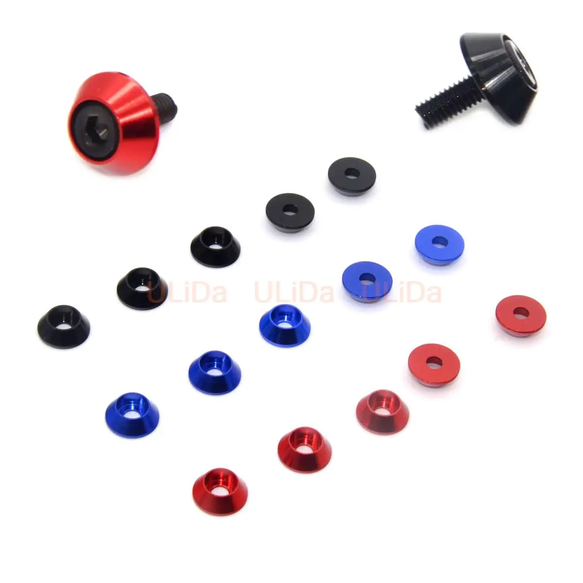 Aluminum Flat Washer M3 Colourful Anodized Countersunk Head Bolt Gasket for RC Quadcopter Car Buggy Monster Truck Crawler