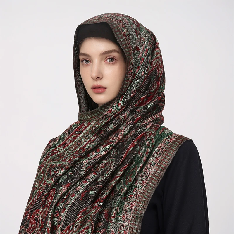2025 Luxury Thick Cashmere Scarf Women Print New Wraps Pashmina Travel Poncho Warm Blanket Winter Bufanda Shawl Female Stoles image 6