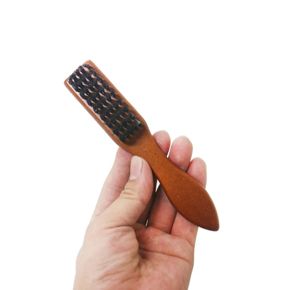

Retro Wooden Broken Hair Brush Comfortable Durable Beard Cleaner for Men Home Store Brush Broken Hair