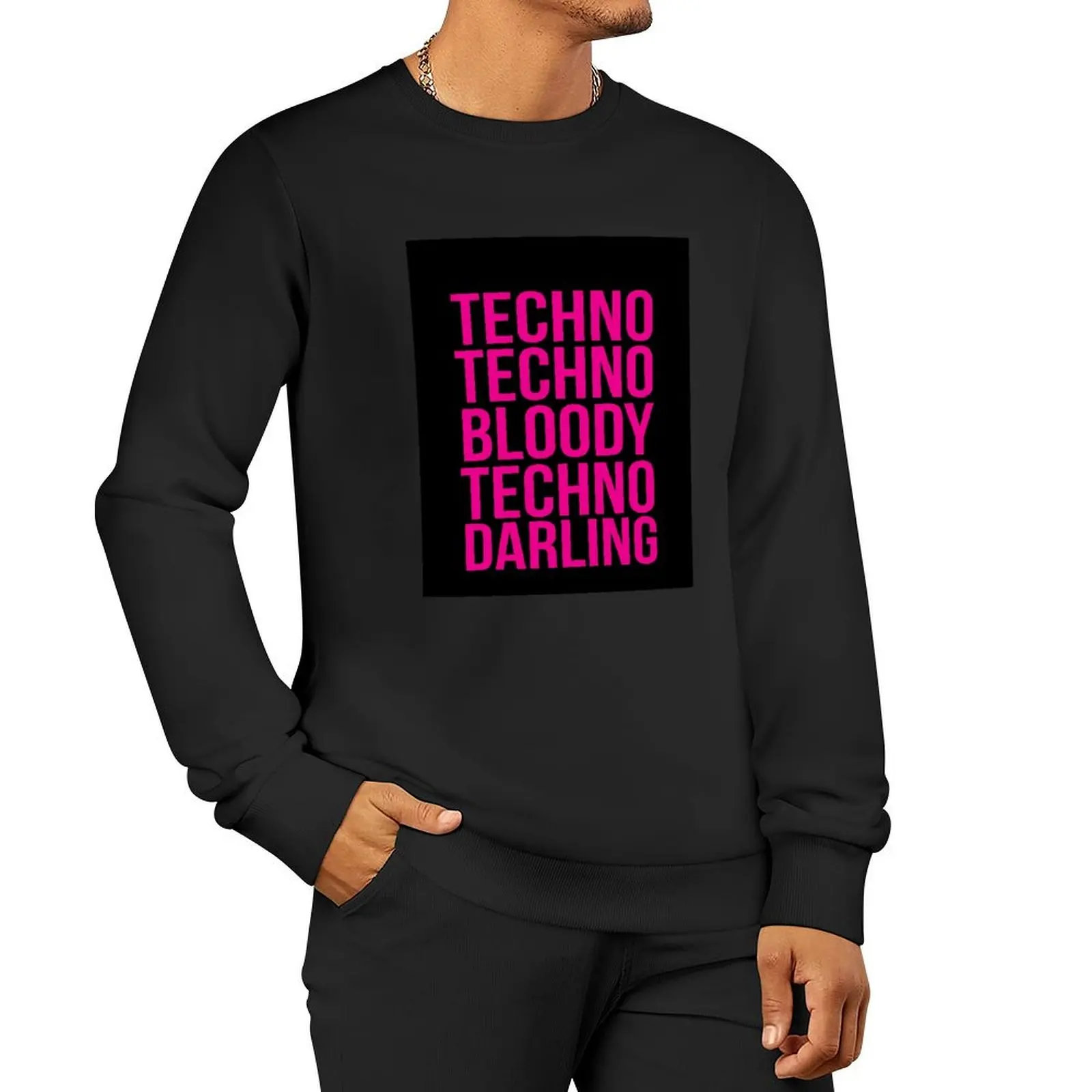 Absolutely Fabulous - Techno, Techno Graphic Pullover Hoodie men's winter sweater mens designer clothes sweatshirts