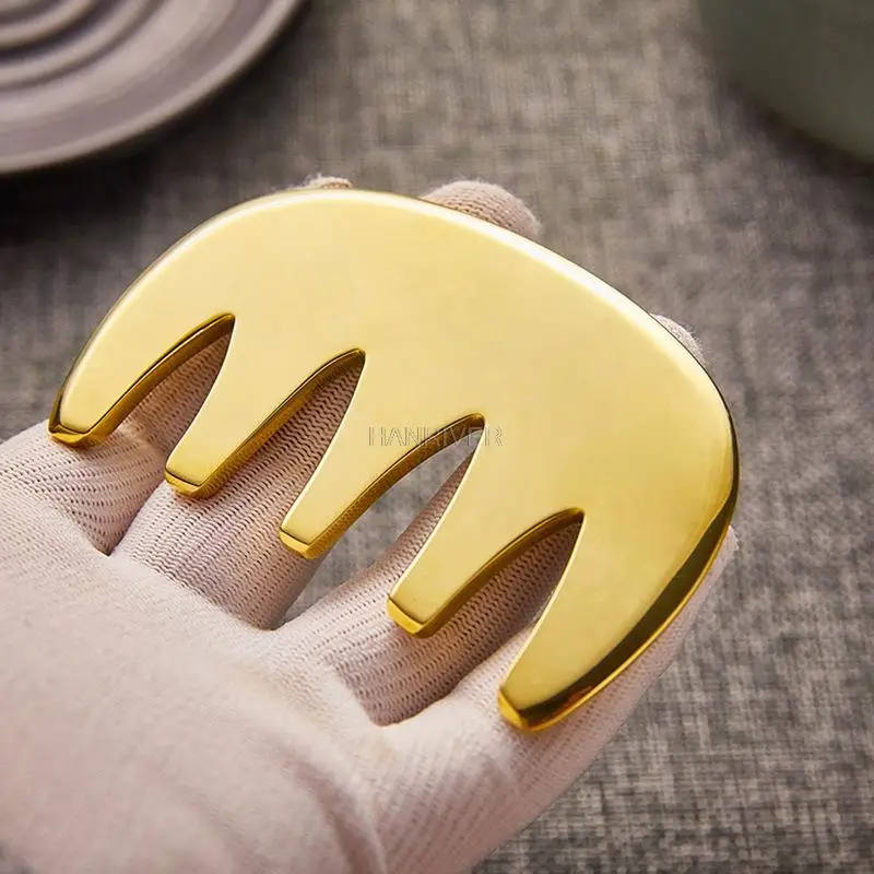 Pure copper tiger span M comb brass scrapping plate regimen beauty meridian dredging grinding head sha brass comb