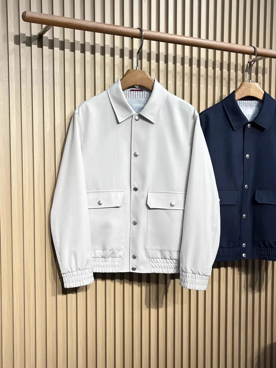 

Куртка-пиджак BC из итальянской шерстяной смеси с лацканами, коллекция 26ss