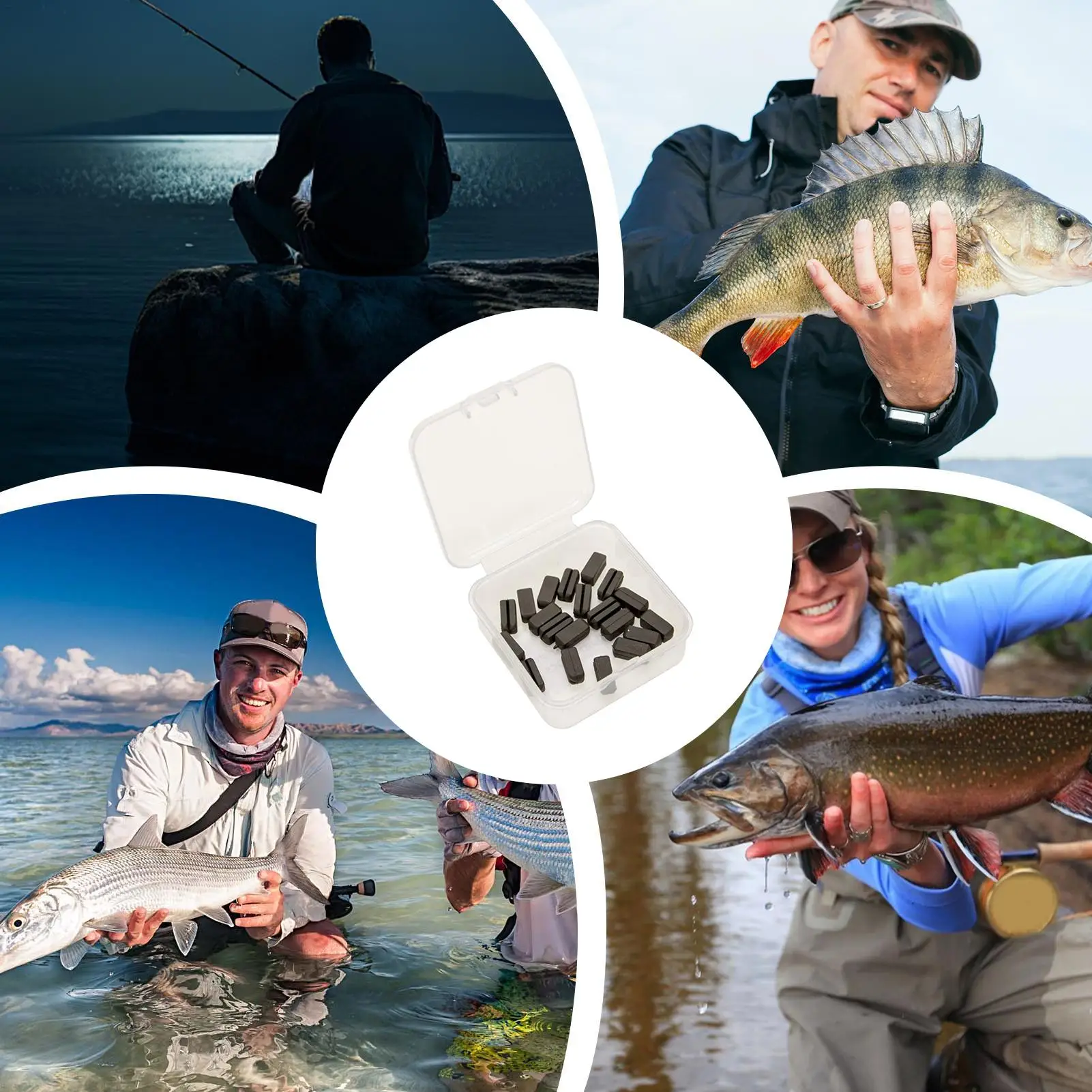 Tungsten Fishing Weights Lead Sinkers European style fishing bottom weight for fishing hook / swivel fishing Quick weight Gear