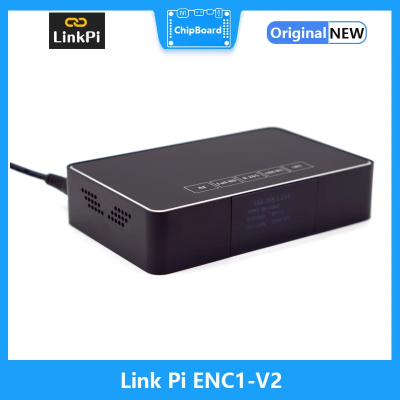 Link Pi ENC1-V2 Hisilicon Hi3520DV400 HDMI Encoder Decoder HD SR/RTMP/RTSP/ONVIF/HLS Live Broadcast Supports YouTube, Facebook