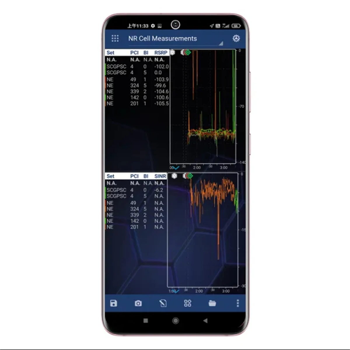 S23 S916B NEMO Handy Test Phone Support Nemo test 5G Volte With License Nemo support 7CA & 4X4 MIMO & VOLTE