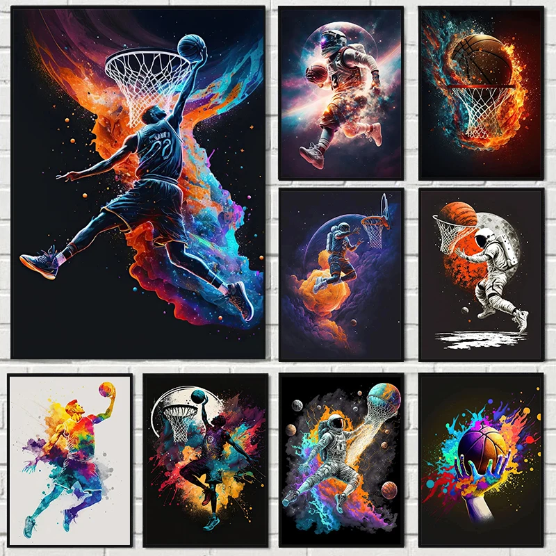 Bunte Sport Basketball 5D DIY Diamant Malerei Neue Stickerei Volle Runde Kreuz Stich Mosaik Wand Dekoration