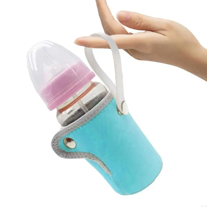 Q22D sacchetti scaldabagno USB per maggior parte delle bottiglie latte custode del calore del latte bottiglia per