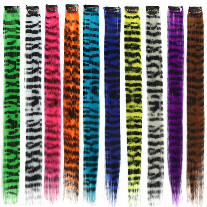 10 Mixed Colors Feather Hair Extensions Kit Synthetic 18 Inch Clip In On Hair Feathers for Girls Women Party Cosplay Use