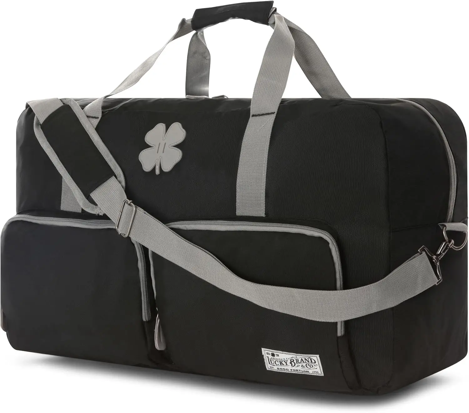 

Спортивная сумка Lucky Travel 65 л, складная сумка для спортзала и путешествий с регулируемым ремешком, черная