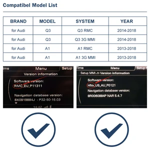 Wireless android Automotive Interface Road High Road to Audi A1 Q3 RMC 2013-2018, with car playback functions Airplay Mirror Link Main Multimedia Sales Audi Q3 - №3