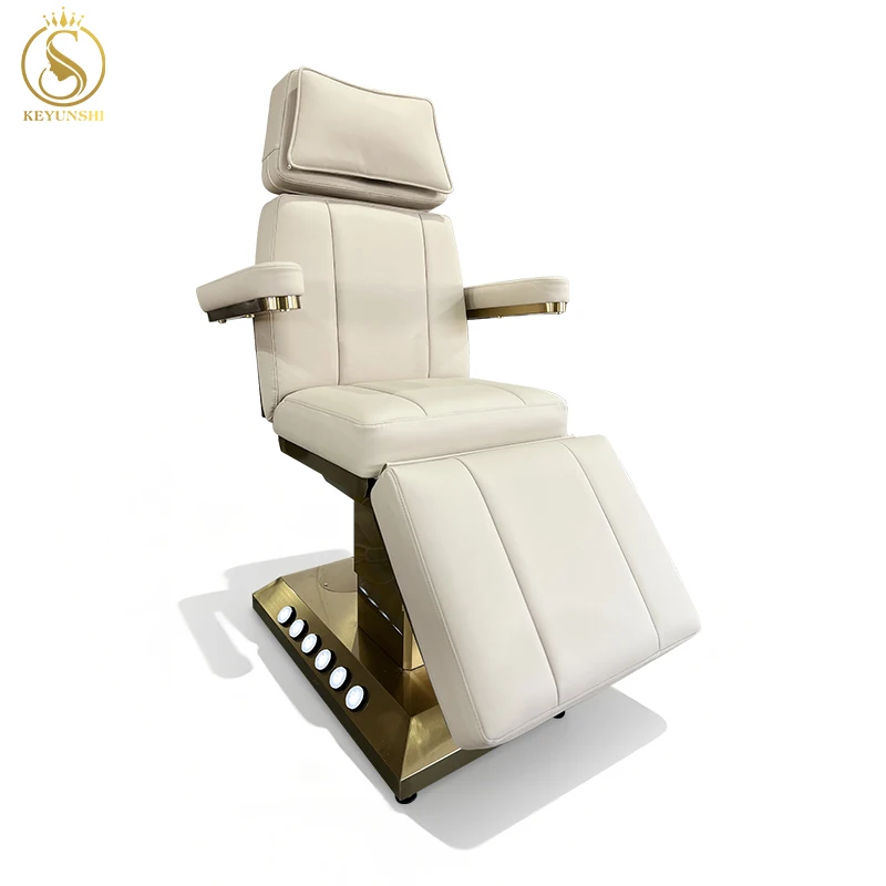 Lash Bed Modern Luxurious 3 Motors Adjustable Salon Shop Spa Treatment Electric Massage Table Facial Cosmetic Beauty Bed