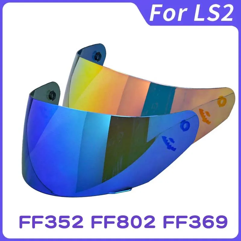 Motorcycle Helmet Lens Full Face Motorcycle Helmet Visor UV-Proof  for LS2 FF352 FF351 FF369 FF384 Goggles Full Face Helmet Lens