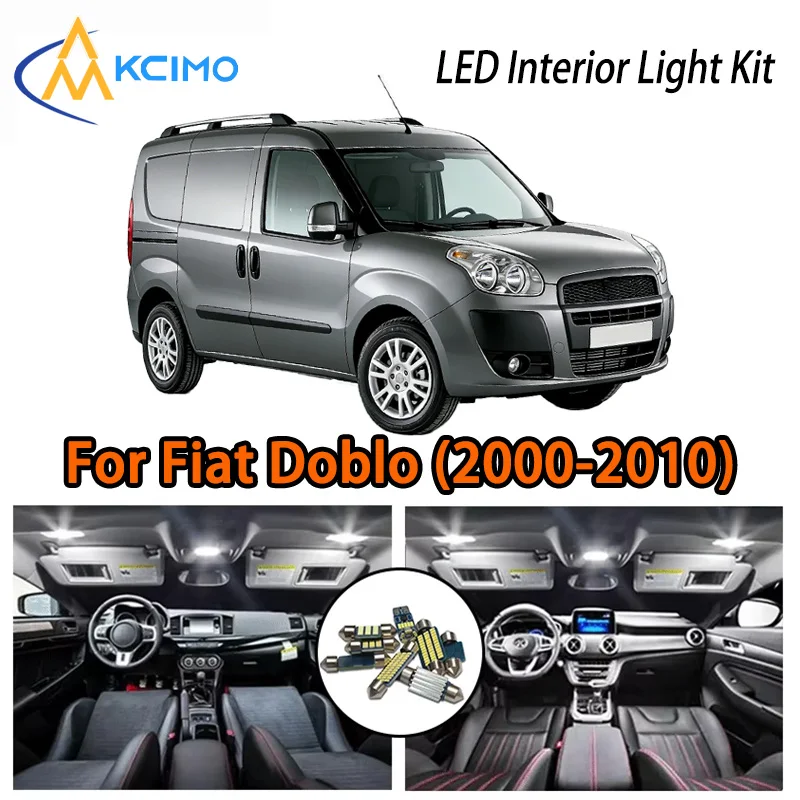 

KCIMO For Fiat Doblo (2000-2010) Premium LED Interior Kit - 2 Colors , Quick Installation, Long-Lasting