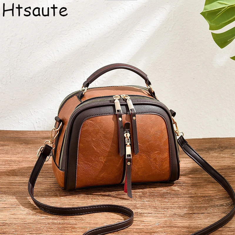 

Mini Fashion Women Tote Bags Vintage Crossbody Bag Trendy PU Shoulder Bag Women's Casual Handbag & Phone Purse pouch