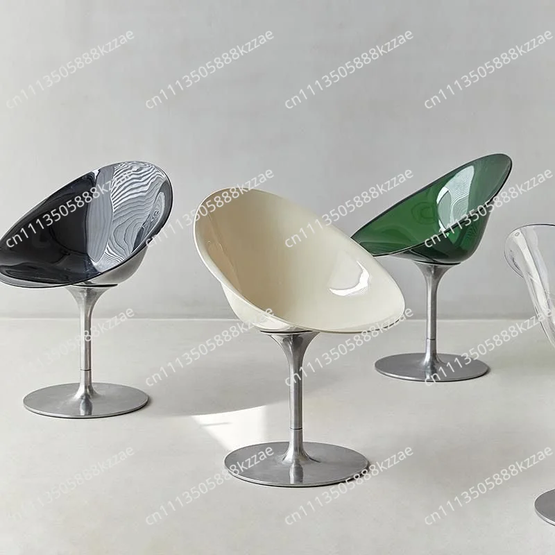 Nordic 360° Rotation Living Room Chairs Modern Dining Chair Minimalist Portable Chair Design Office Chairs Home Furnitures