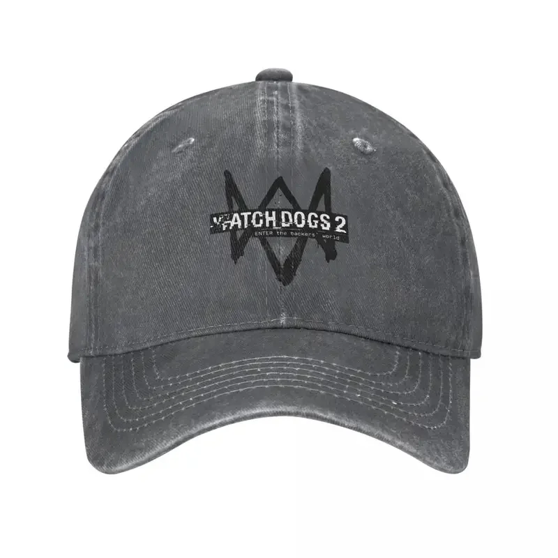 Dedsec Watch Dogs Unisex Baseball Cap Distressed Denim Washed Hats Cap Retro Outdoor Activities Snapback Hat