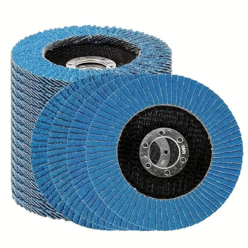 12Pcs 125mm Metal Sanding Flap Discs Angle Grinder Wheels Blade 40/ 60/80/120grit Flap Sanding Disc Angle Grinder Grinding Wheel