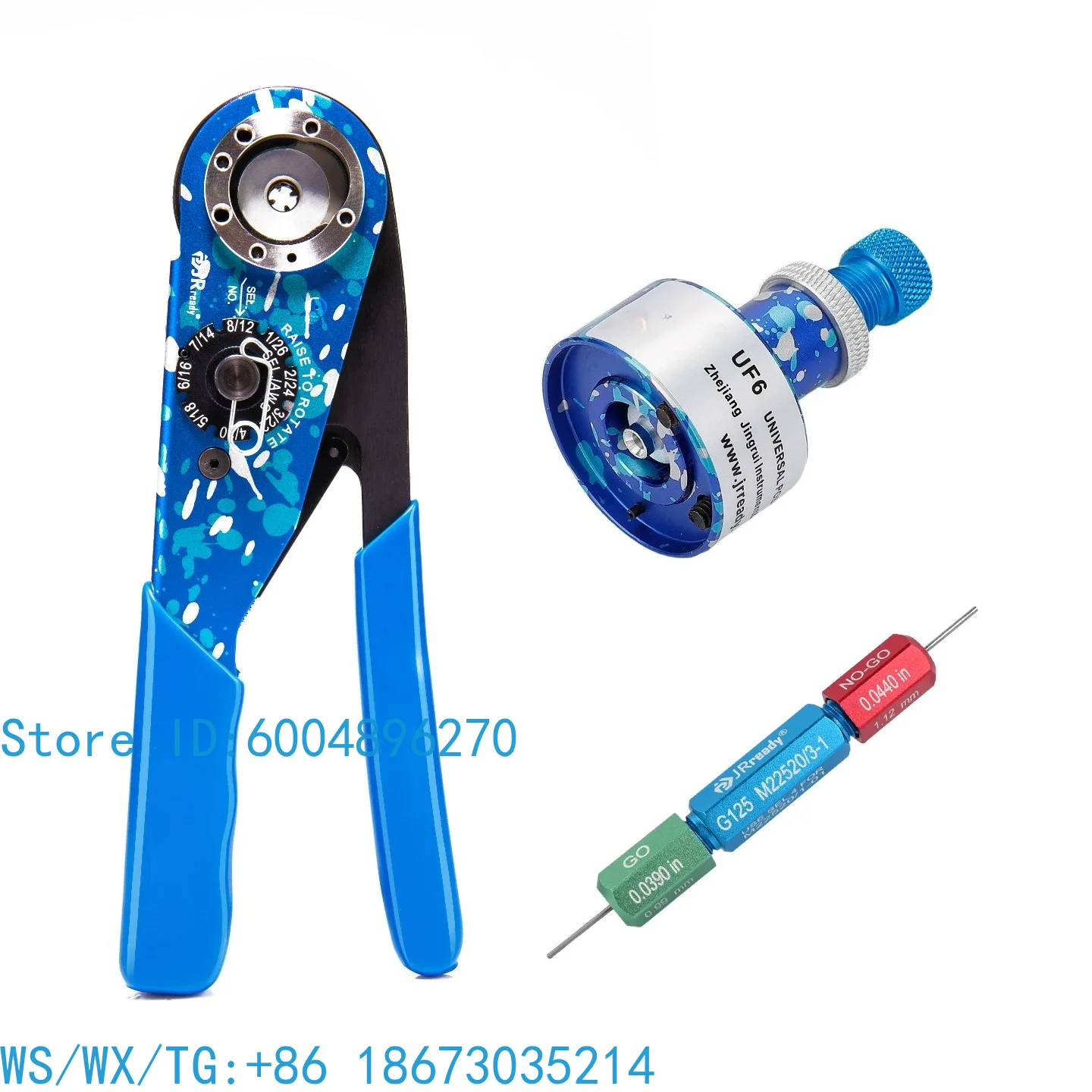NEW-AS1 Four-spindle crimping pliers compatible with AF8 615708 US standard M2 2520/1 - 01