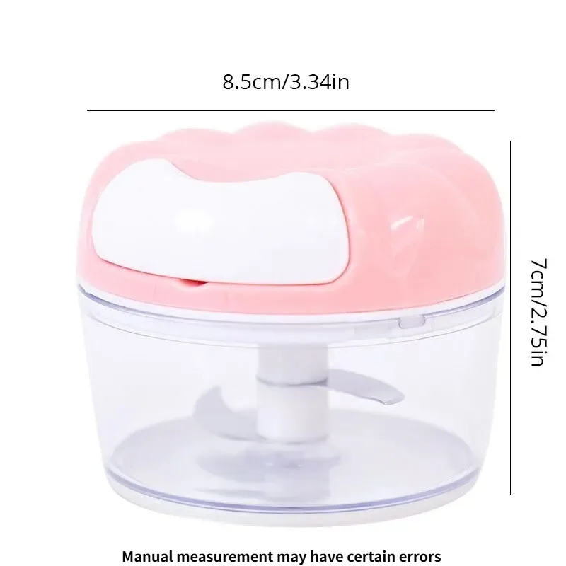 1pc Blue/Pink Garlic Blender Braised Minced Garlic Kitchen Gadgets Manual Garlic Masher Hand Pull Kitchen Household Type
