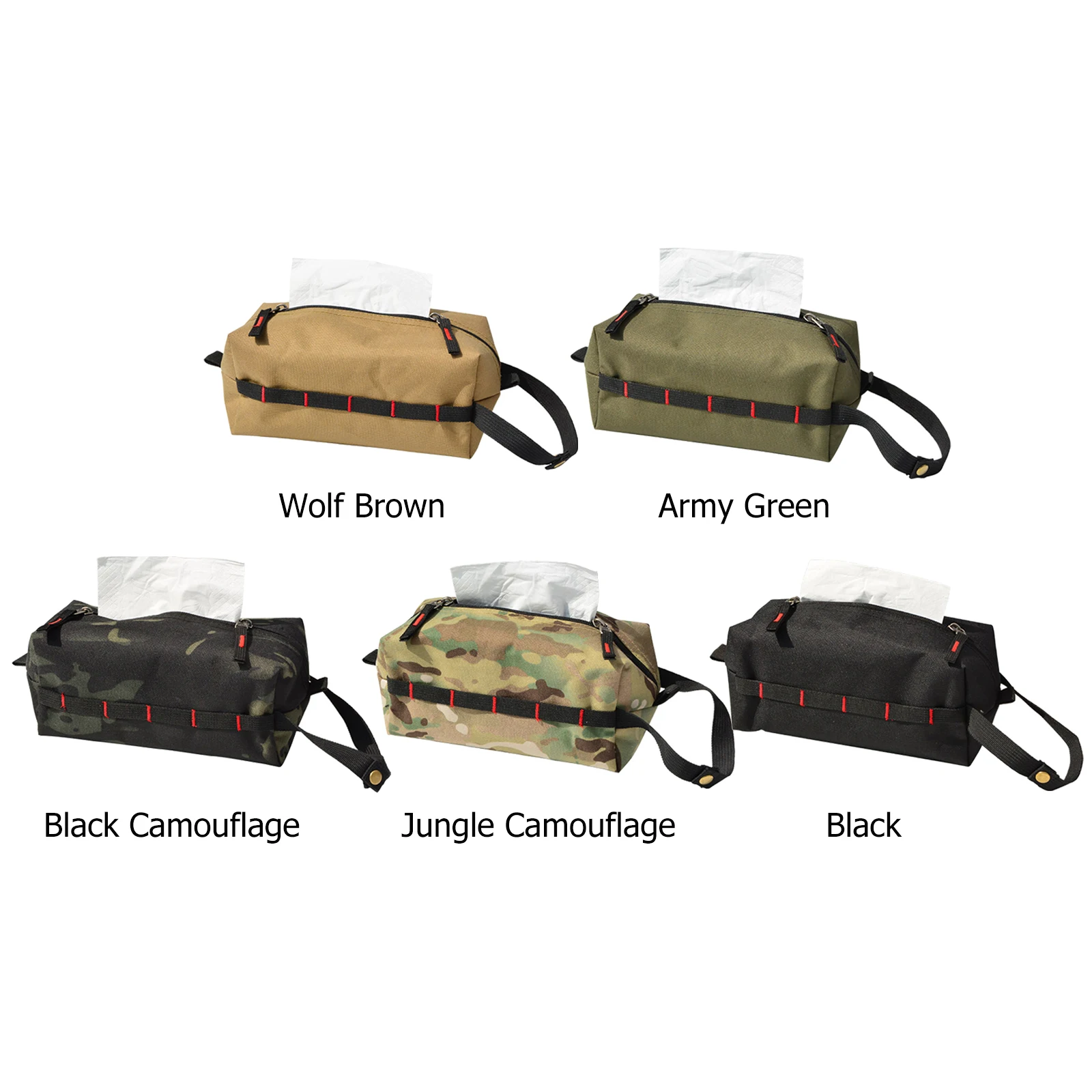 

Toilet Paper Holder Multipurpose Portable Napkin Holder Bag Oxford Cloth Tissue Dispenser Bag Waterproof Camping Accessories