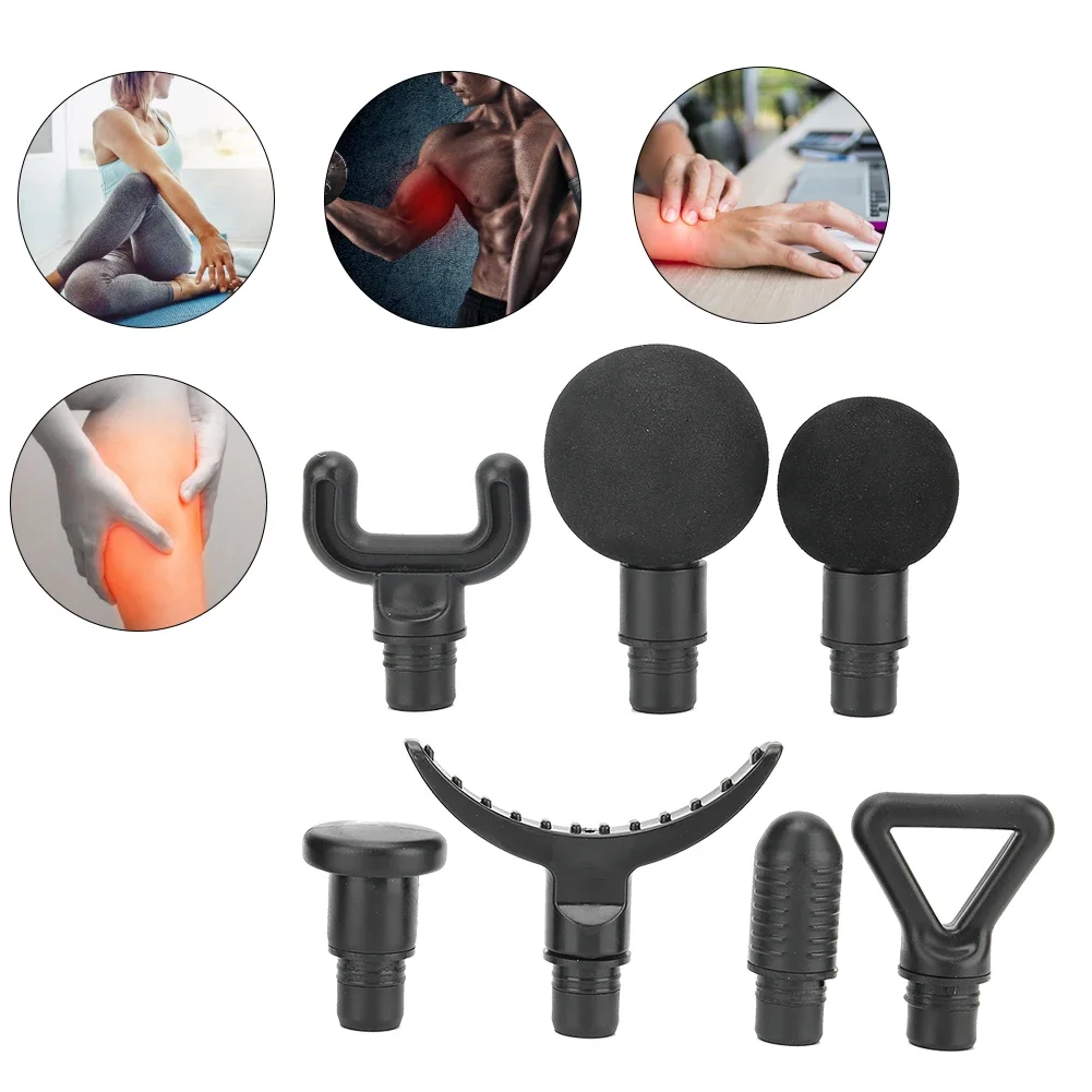 

7pcs 19mm Body Relaxation Fascia Massager Gun Replacement Head Caliber High frequency Massage Gun Massage Head Set Portable