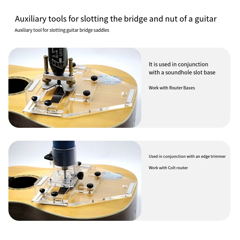 Folk Classical Guitar Bridge Slot Mold Lower String Nut Slot Slot Instrument Making and Repair Tool