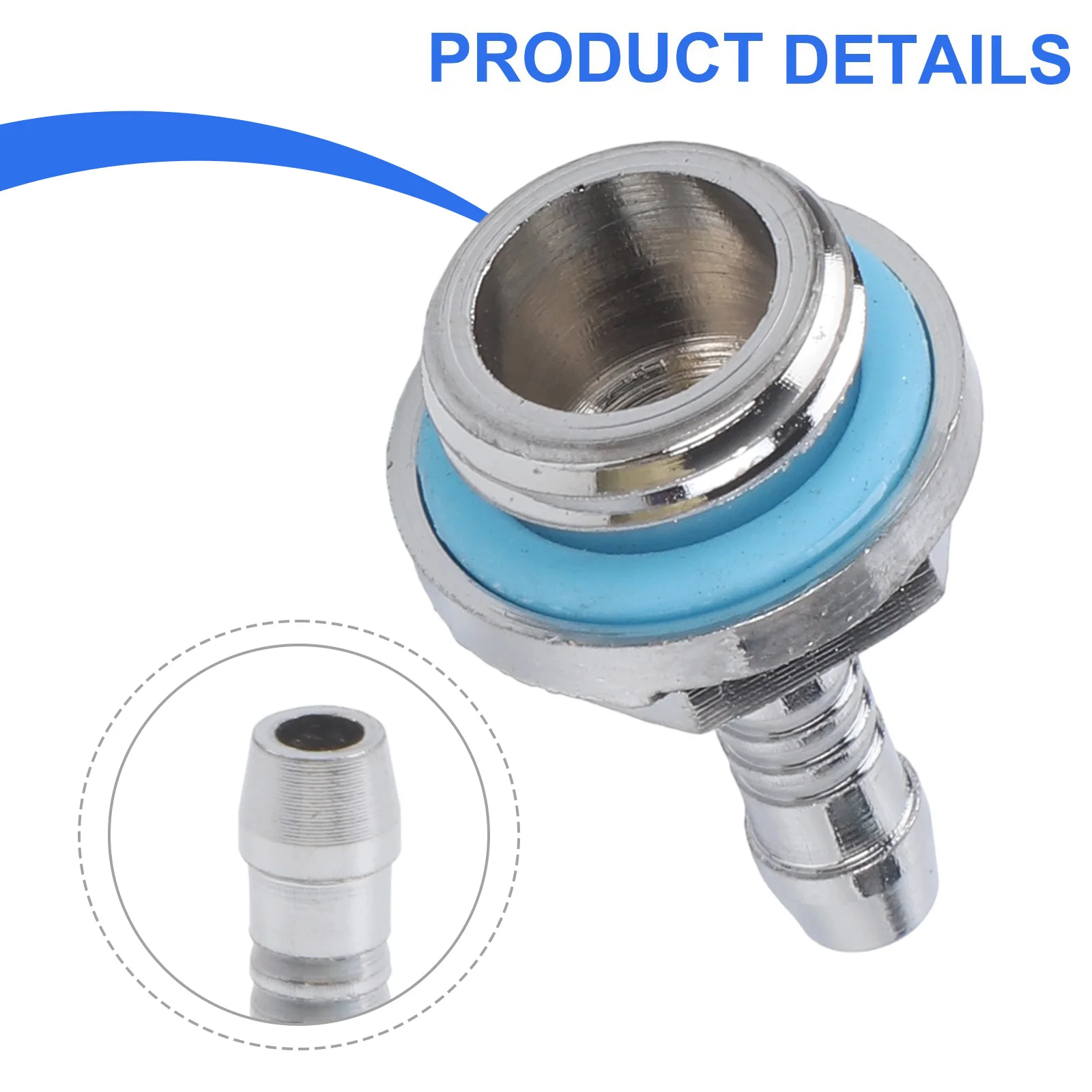 PC Water Cooling Barb Fitting with G1/4 Thread for Radiator Pump Reservoir and Pagoda Hose Connection in Liquid Loops