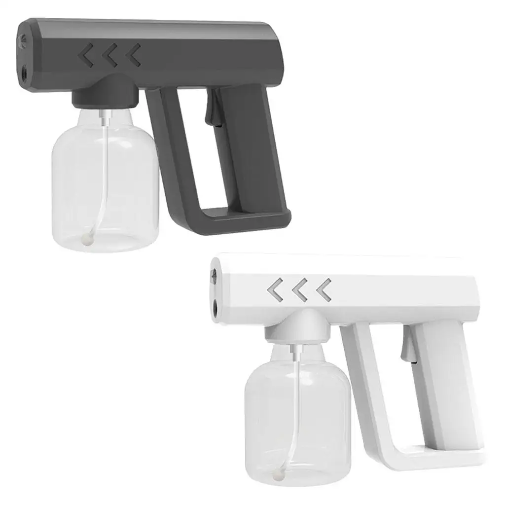 Portable Disinfecting Fogger 250ml Nano Sprayer with Blue Light USB Rechargeable Cordless Sterilization Atomizer for Home Office