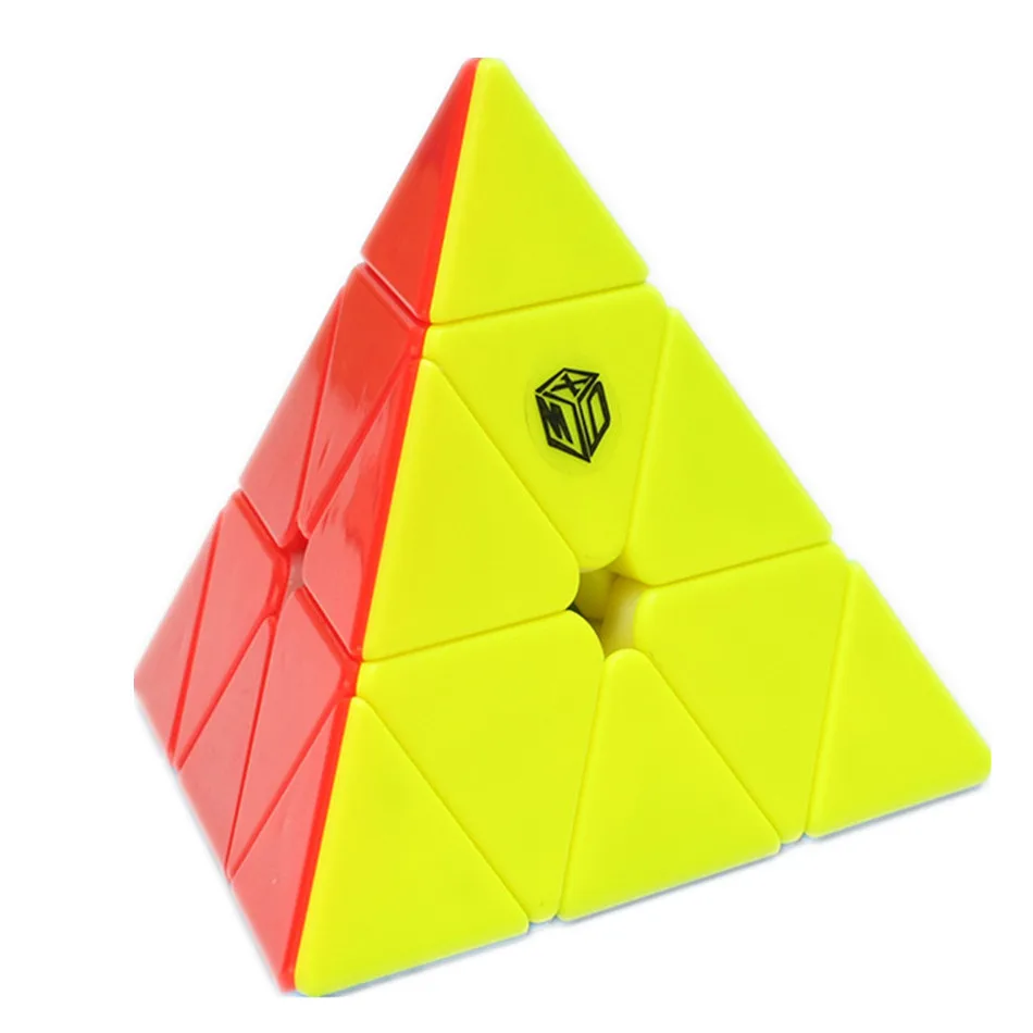 Qiyi X Man Bell Magic Cube Xman Bell Pyramid Bell 3x3 Cube 3x3x3 Magnetic Position System Magic Cube Professional Puzzle Toys