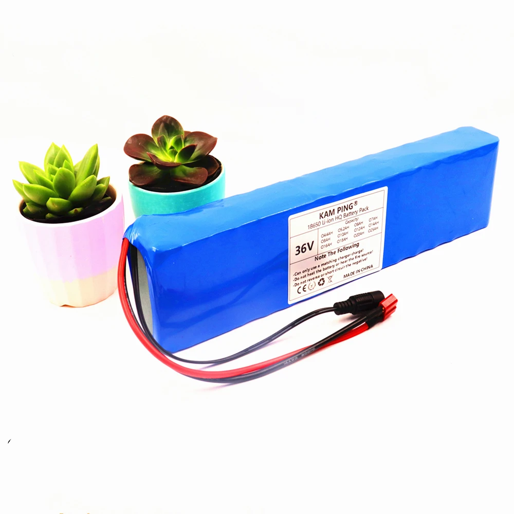 Bateria de íon de lítio 36v, pacote com baterias de íon de lítio, 10s3p, 20ah, 42v, 18650, para e-bike, carro elétrico, scooter, com bms 350w, 500w