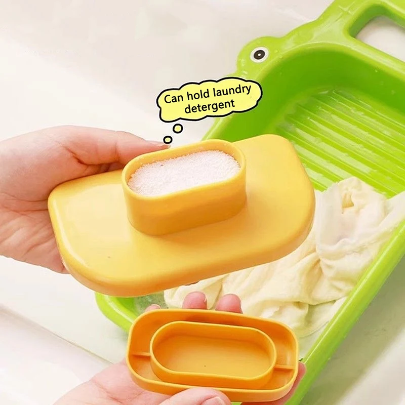 Washboard Household Cartoon Crocodile Roller Dormitory Hand Wash Underwear Multifunctional Non-slip Washing Board