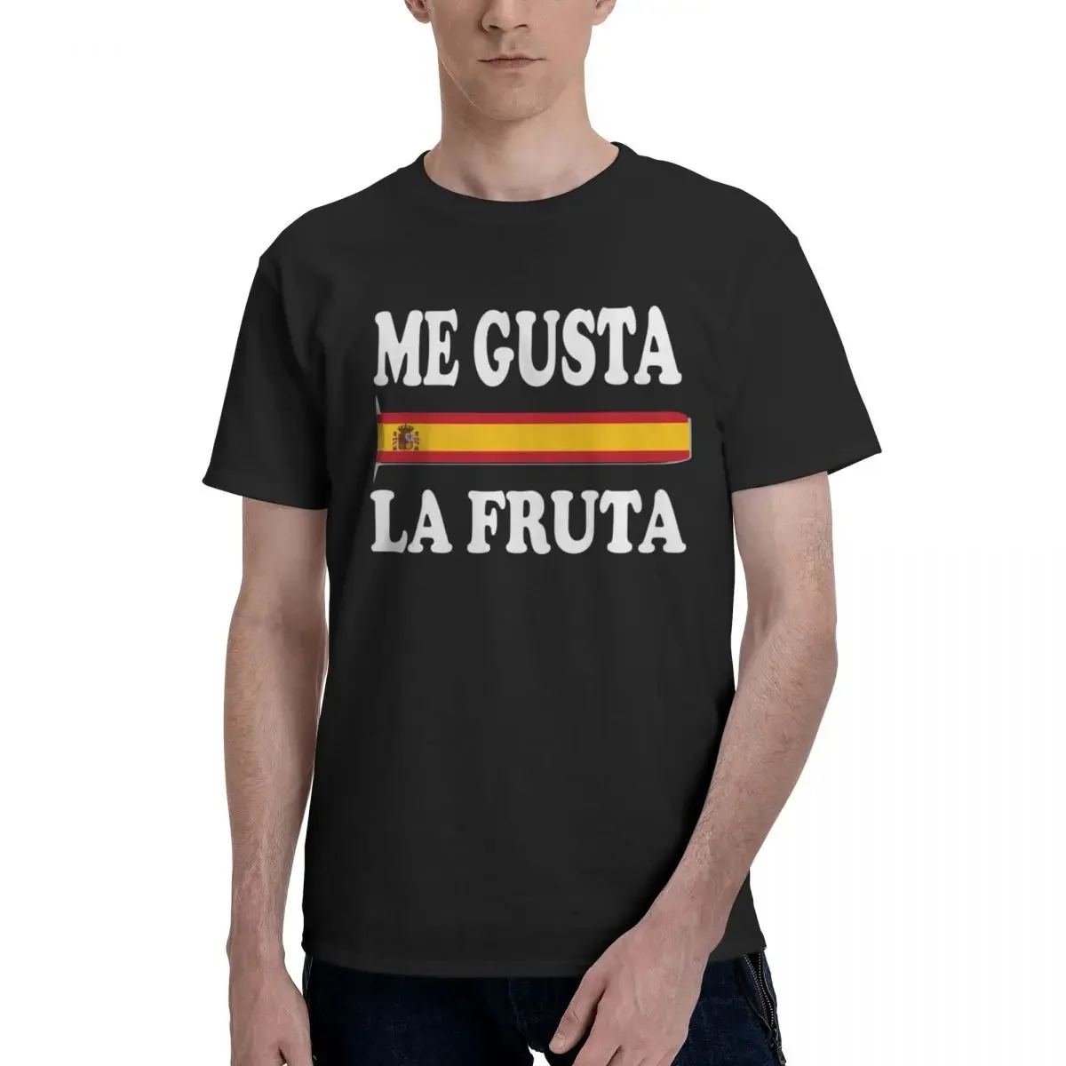 Me Gusta La Fruta I Like Fruits Funny Spanish T Shirt Cotton Mens Women T-Shirt