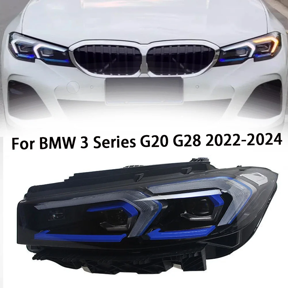 

Автомобильные фары для BMW G20 G28, фары 2019-2024 320i, 3 серии, светодиодные лазерные фары, светодиодные DRL, сигнальные автоаксессуары